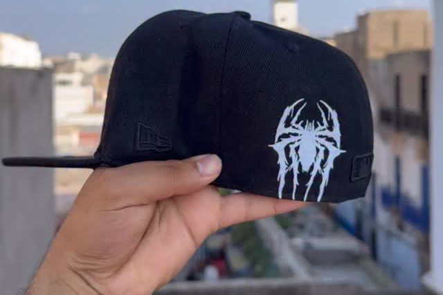 black spider man